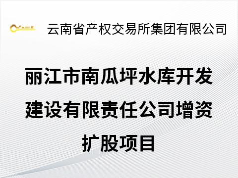 丽江市南瓜坪水库开发建设有限责任公司增资扩股项目