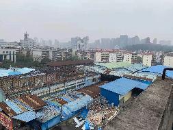 郴州市原七星大市场拆除的彩钢棚等废旧物资