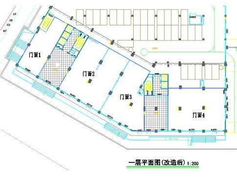 郴州市鑫沙苑郴中心一层4个门面出租