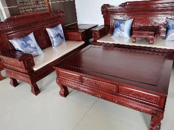 资产处置一套非洲酸枝木家具（全新未使用7件套）转让公告