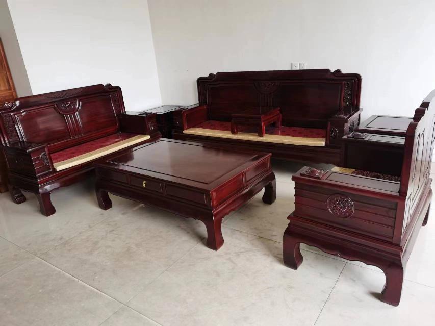 资产处置一套东南亚酸枝木家具（全新未使用7件套）转让公告