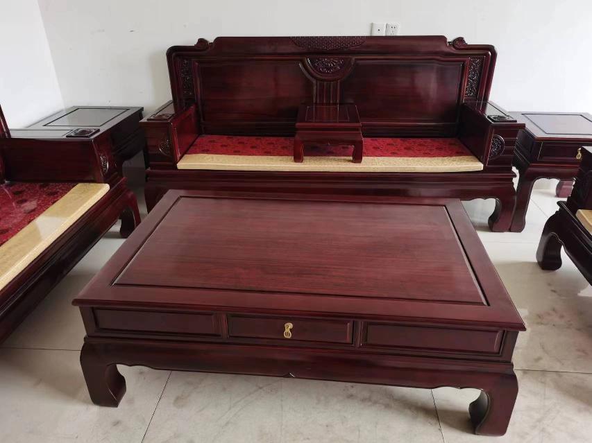 资产处置一套东南亚酸枝木家具（全新未使用7件套）转让公告