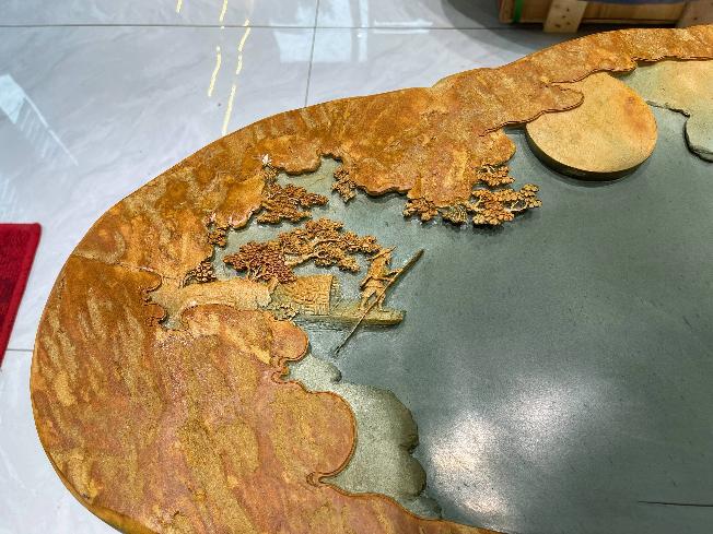 资产处置：一件绿端金包玉端砚茶盘110-50-10转让公告