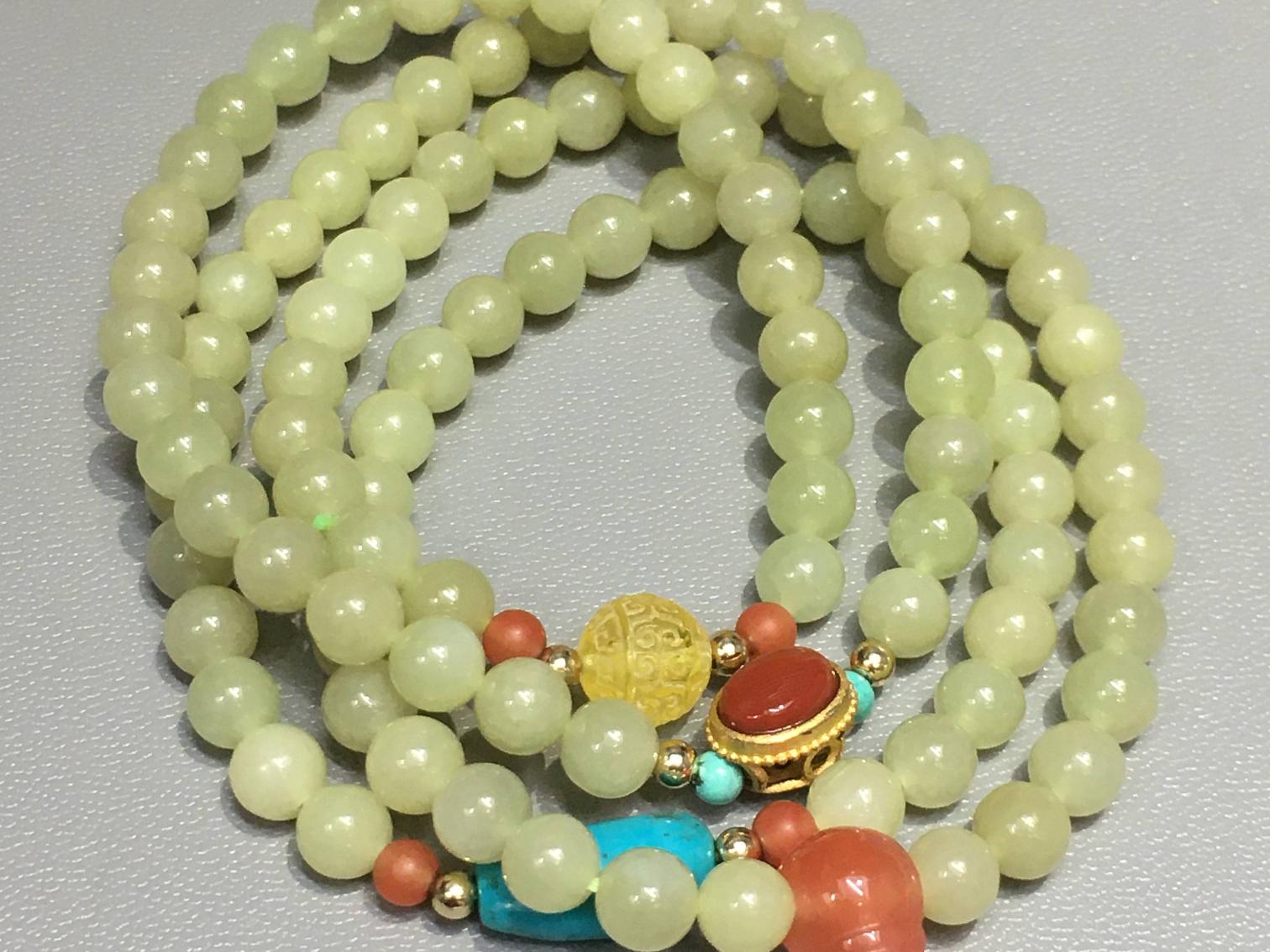资产处置：天然和田玉黄口项链手链一条两用款转让公告