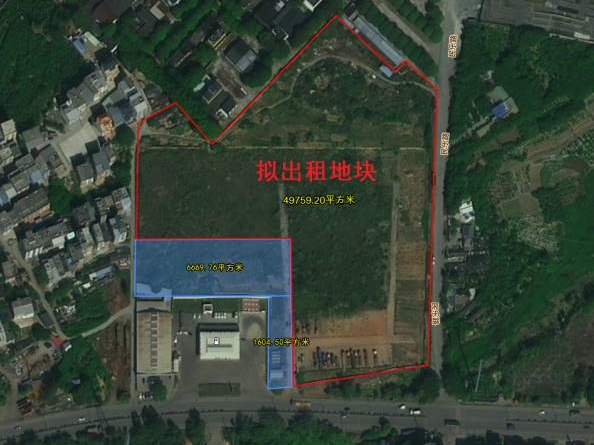 田东石化炼油厂进厂道路左侧约74.63亩闲置土地招租（10年）项目交易公告