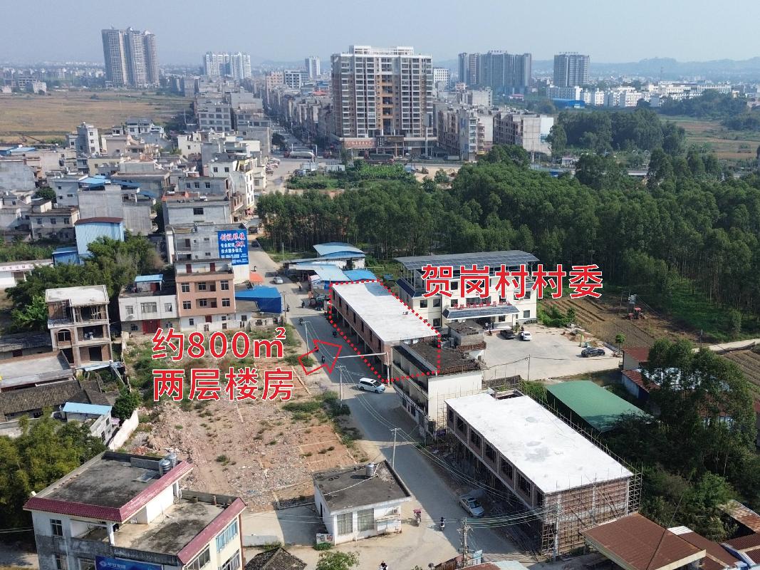 贵港市平南县大安镇贺岗村约800㎡楼房招租项目