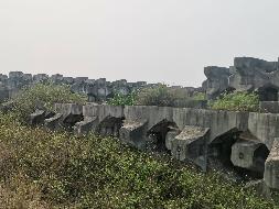 琼海维权执法基地维修改造项目已形成的扭王字块、沉箱及场地供电设施分别转让