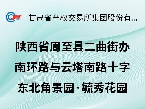 陕西省周至县二曲街办南环路与云塔南路十字东北角景园·毓秀花园一幢1层10103室房产转让公告（第二次）