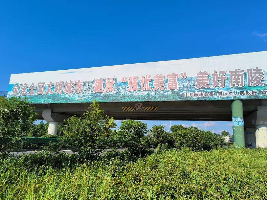 芜湖市南陵县两处龙门架广告牌三年期广告经营权出租公告