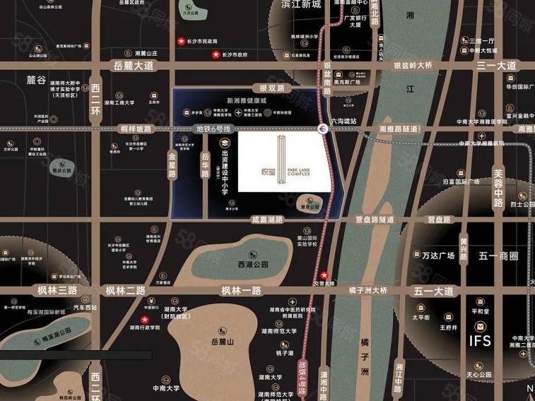 长沙市岳麓区润城万象商业中心T1#栋（悦玺）2611(国资监测编号GR2025HN1000115)
