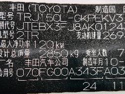 （蒙AKY618）陆地巡洋舰霸道JTEBX3FJ小型越野客车2.7处置（内蒙古矿业开发有限责任公司）(国资监测编号GR2025NM1002315)