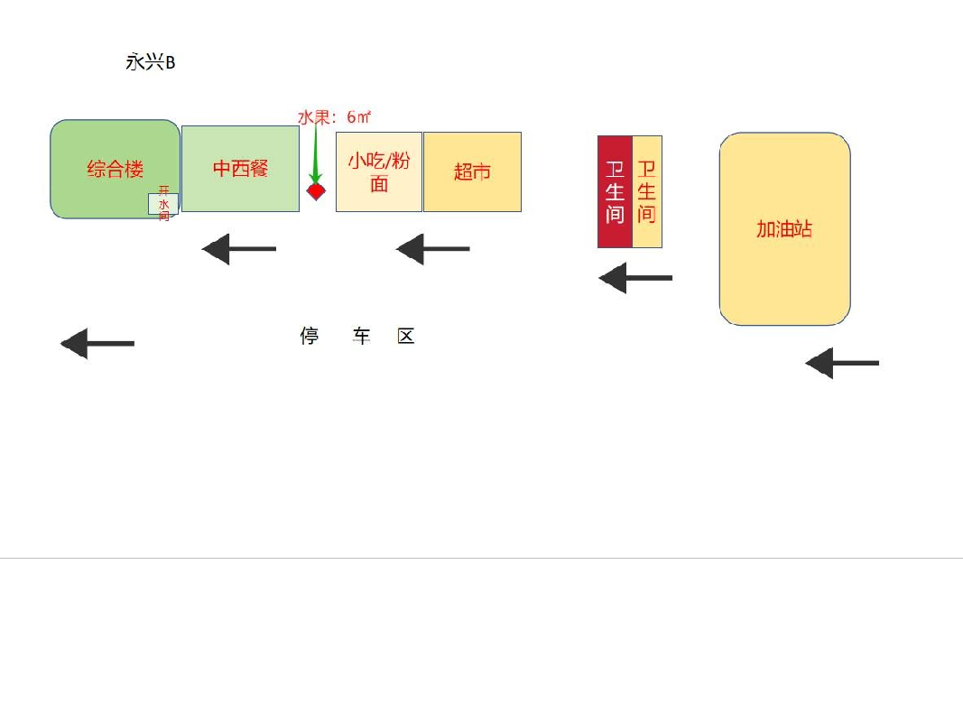 G4京港澳高速湖南高速广通实业永兴服务区B区水果项目(二次挂牌)