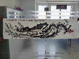 k040凤形水墨画（字画2025）