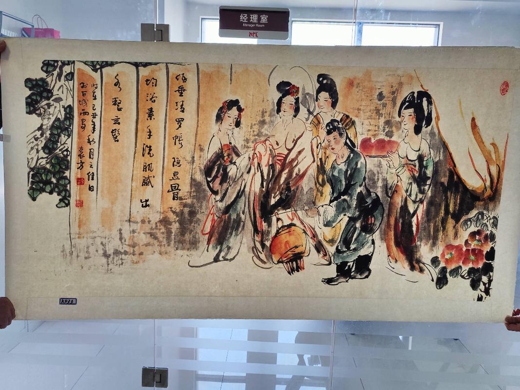 k033大唐出行图（字画2025）