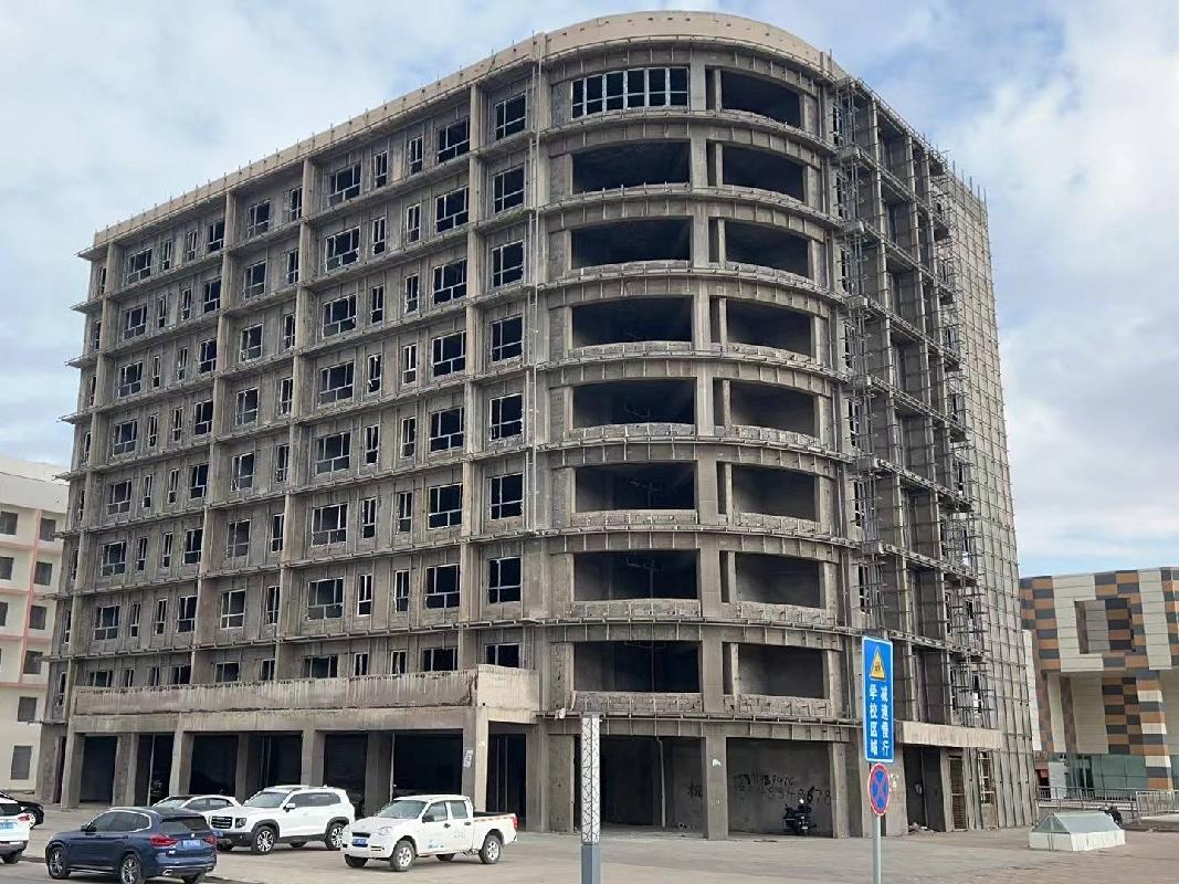 阿拉善经济技术开发区贺兰区胡兀尔商业广场5#楼在建工程转让