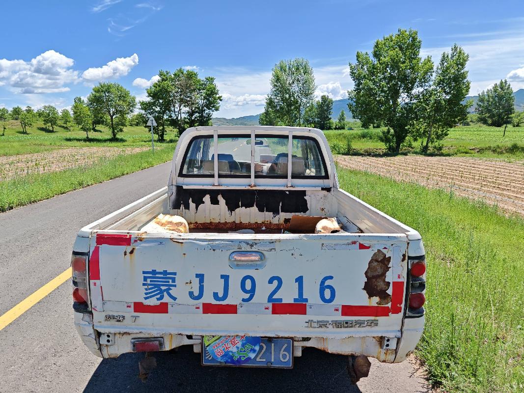 （蒙JJ9216）福田牌BJ1027V2MD6-XA轻型普通货车2.771L（内蒙古乌兰察布市盐业有限公司）(国资监测编号GR2025NM1004456-3)