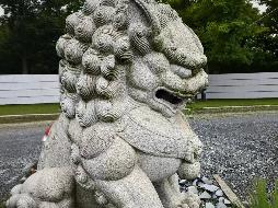 汝城县二尊石狮处置