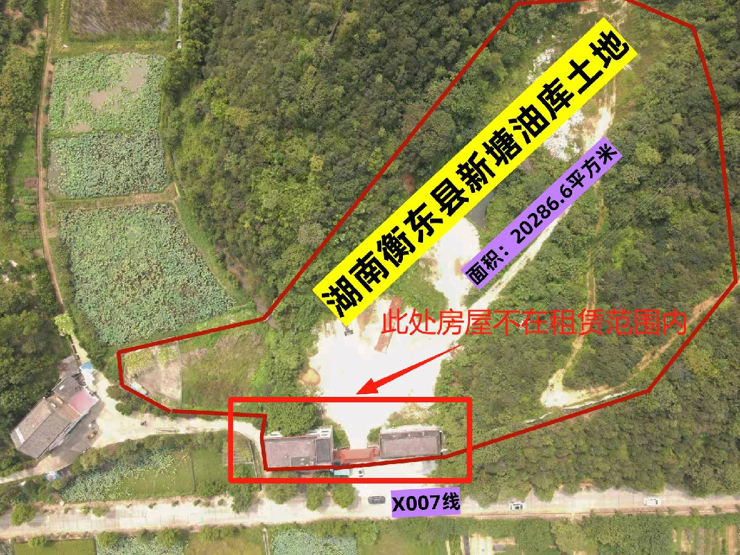 【中石化衡阳分公司】衡阳市衡东县新塘镇广田村 （衡阳衡东新塘油库）一处国有建设用地使用权（三次挂牌）