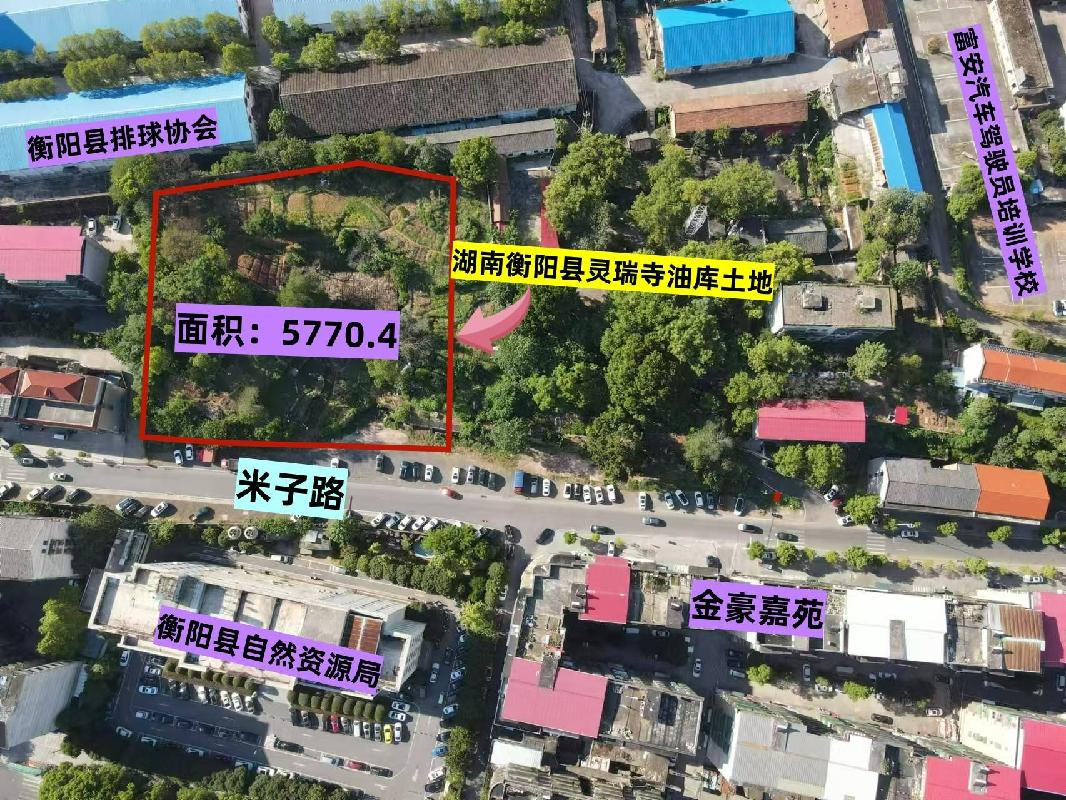 【中石化衡阳分公司】衡阳市衡阳县西渡镇米子村 （衡阳县湘运加油站）一处国有建设用地使用权（三次挂牌）