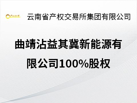 曲靖沾益其冀新能源有限公司100%股权(国资监测编号G32025YN1000002)