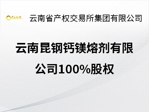 云南昆钢钙镁熔剂有限公司100%股权(国资监测编号G32025YN1000011)