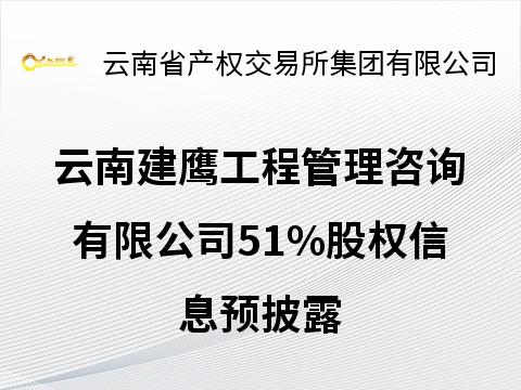 云南建鹰工程管理咨询有限公司51%股权