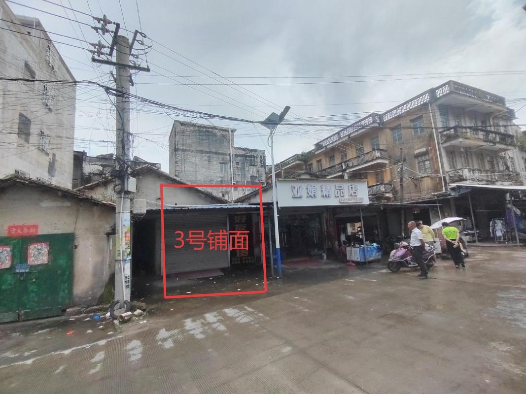 北海市合浦县西场镇镇西社区戏院北面约30平方米3号铺面招租项目