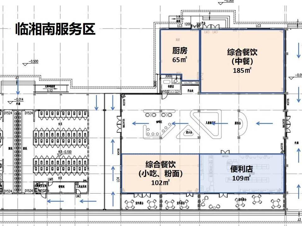 杭瑞高速公路临湘南服务区综合餐饮（含中餐、综合小吃、粉面）项目场地出租(国资监测编号GR2025HN1002048)