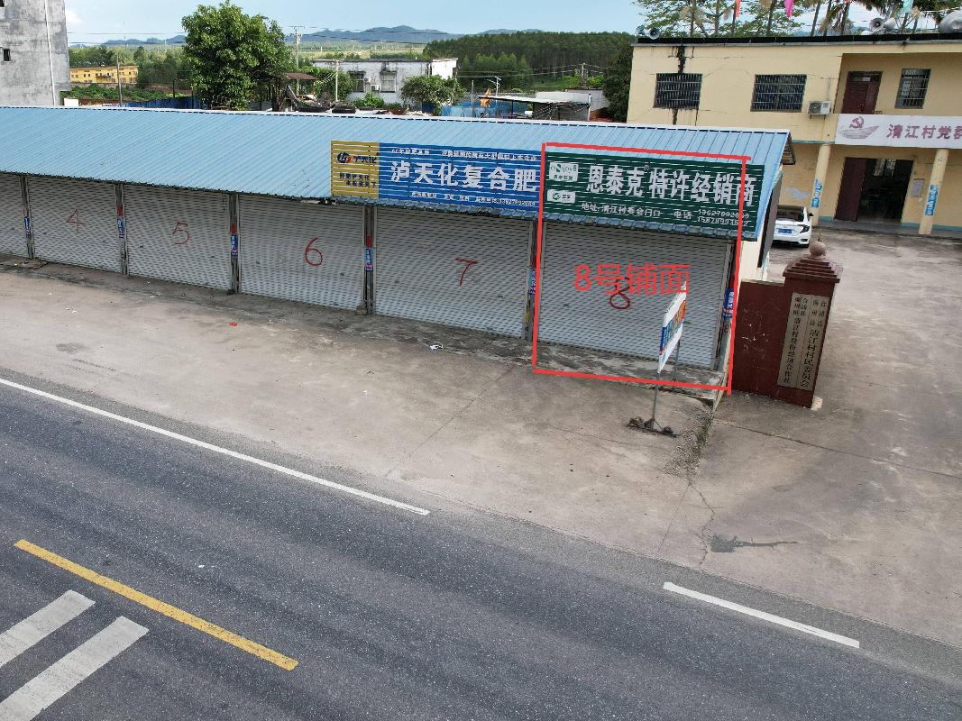 北海市合浦县廉州镇清江村约36平方米8号铺面招租项目