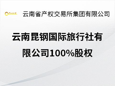 云南昆钢国际旅行社有限公司100%股权