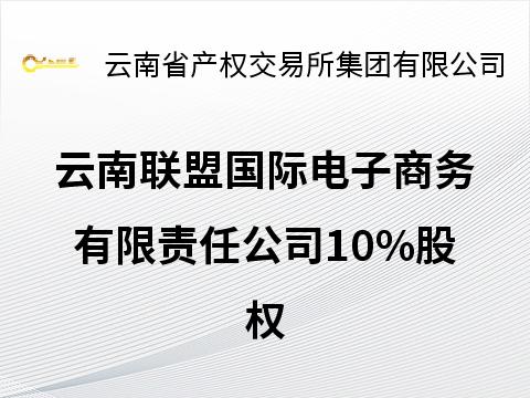 云南联盟国际电子商务有限责任公司10%股权(三次挂牌)