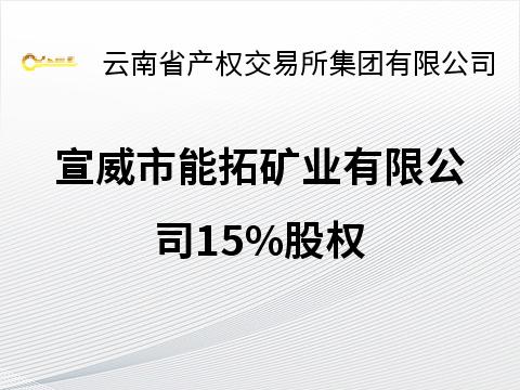宣威市能拓矿业有限公司15%股权(国资监测编号G32025YN1000066)