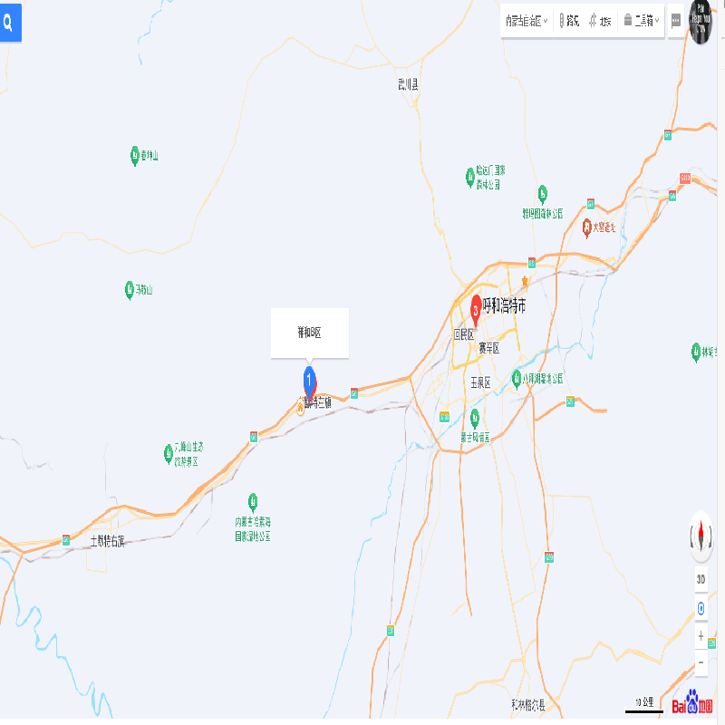 内蒙古自治区呼和浩特市察素齐镇呼包路北祥和B区住宅楼5单元二楼西户询价项目