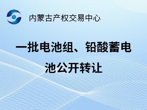 一批电池组、铅酸蓄电池公开转让（内蒙古交通集团有限公司赤峰分公司）(国资监测编号GR2025NM1007921)