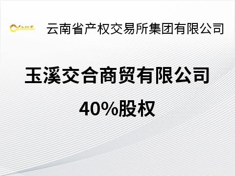 玉溪交合商贸有限公司40%股权