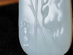 金鸡湖文化艺术监制“高升”苏作文人和田籽料玉饰