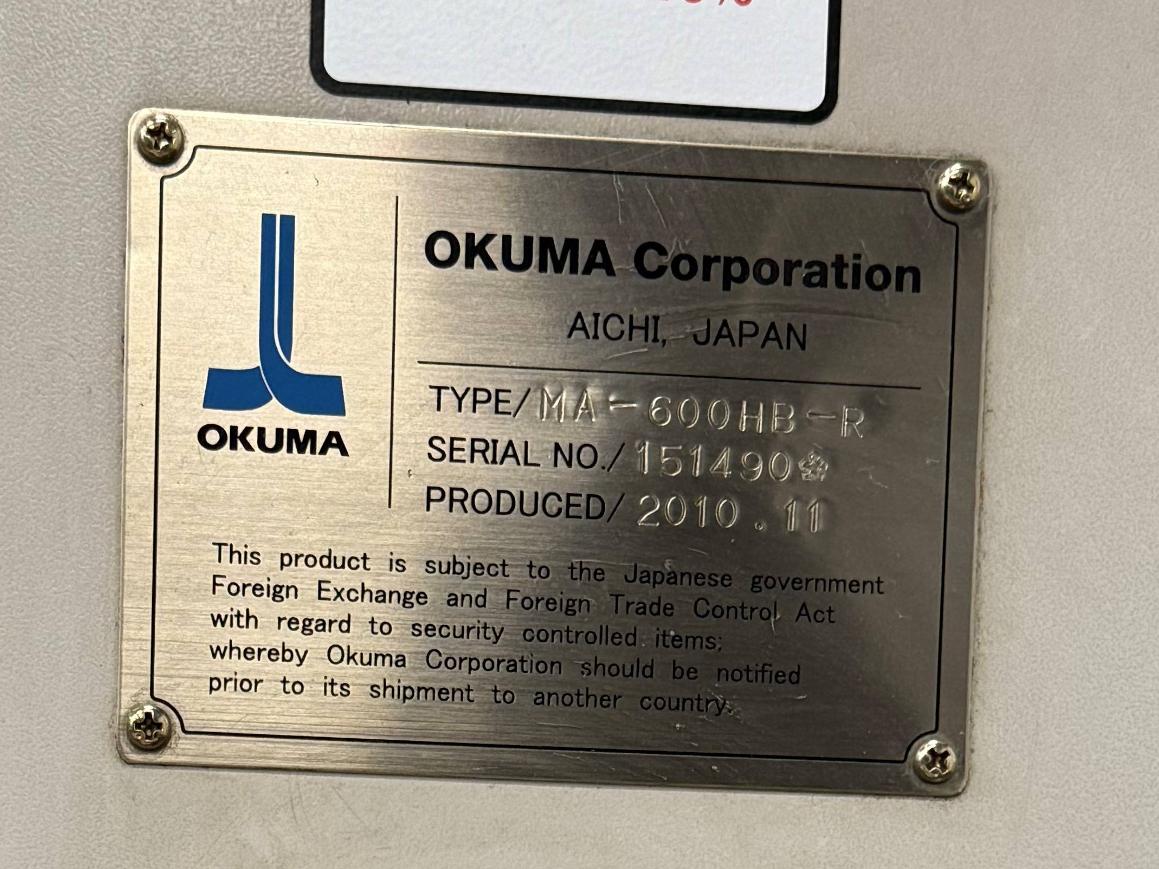 [常州市]CNC-OKUMA卧式加工中心（镗铣类）转让公告
