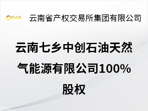 云南七乡中创石油天然气能源有限公司100%股权(国资监测编号G32026YN1000011)
