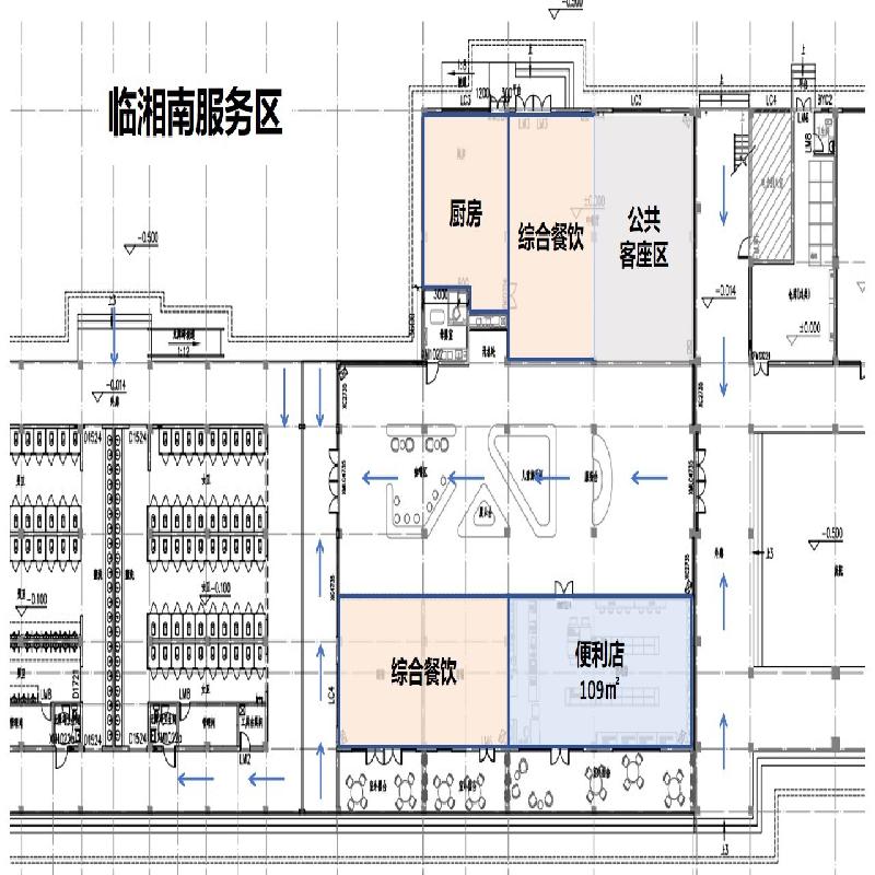 杭瑞高速公路临湘南服务区综合餐饮（含中餐、综合小吃、粉面）项目场地出租