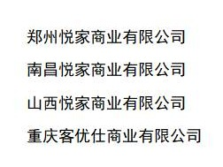 郑州悦家商业有限公司 40 %股权(对应2887.008万元出资额)、南昌悦家商业有限公司40 %股权(对应1200万元出资额)、山西悦家商业有限公司45%股权(对应1350万元出资额)、重庆客优仕商业有限公司35 %股权(对应1024.8万元美元出资额)转让公告(国资监测编号G32026JS2000058)
