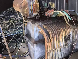 一台报废变压器(国资监测编号GR2026HN1000882)