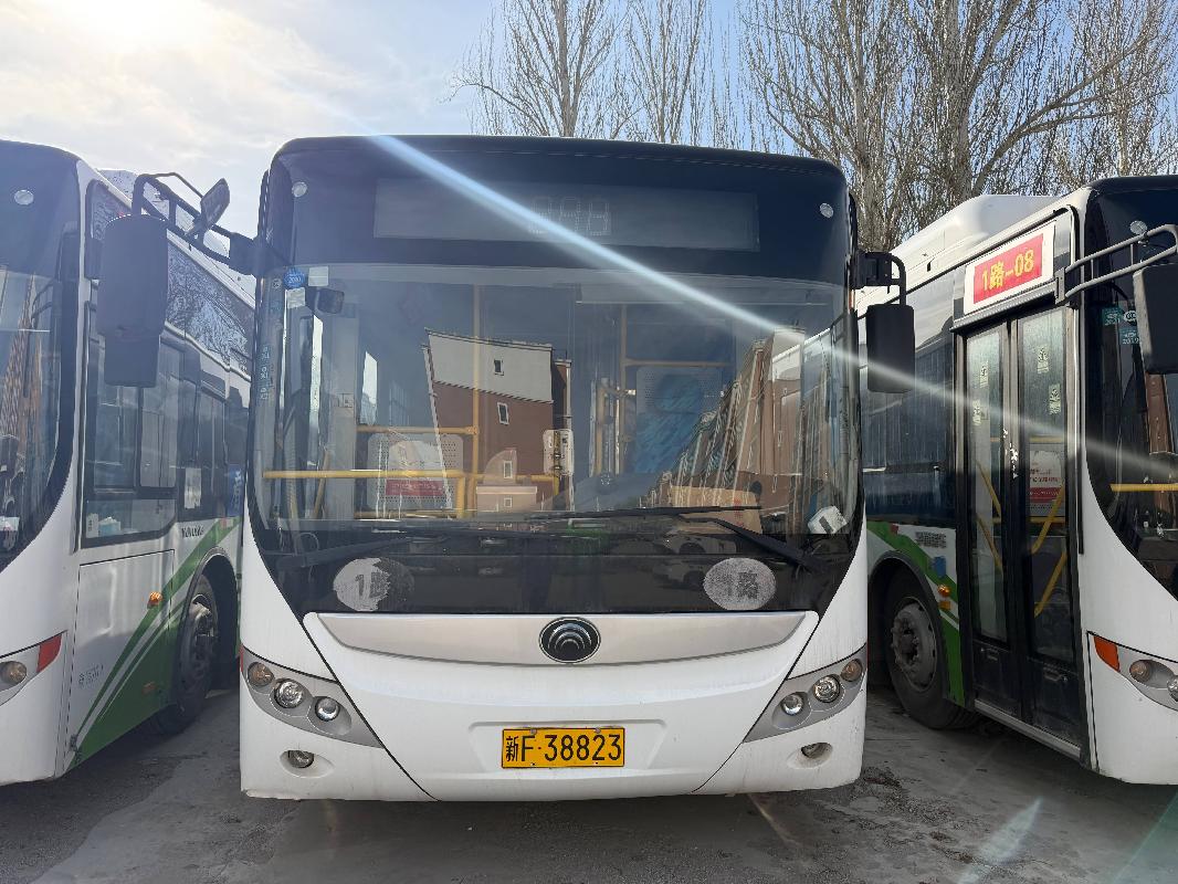 巩留县蝶城客运有限责任公司所属宇通牌ZK6105CHEVNPG4新F38823大型普通客车对外转让