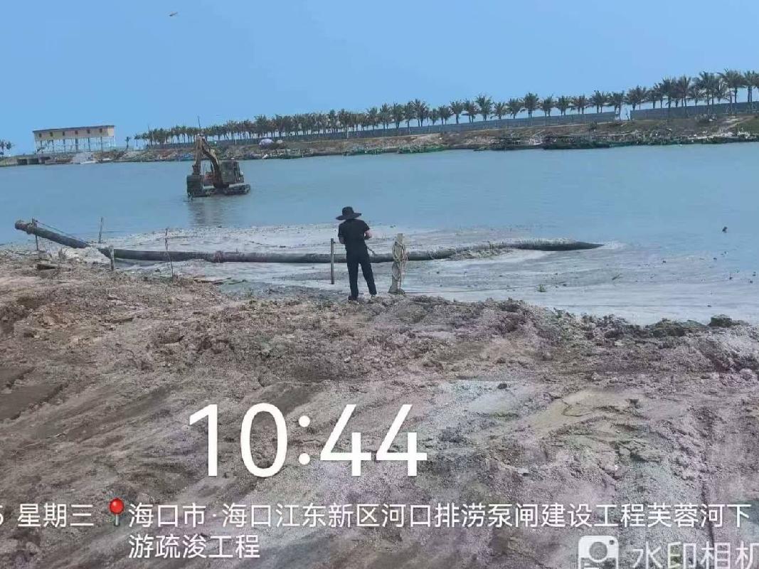 海口市江东新区河口排涝泵闸建设工程（芙蓉河泵站下游）项目的9.99万m³疏浚物转让