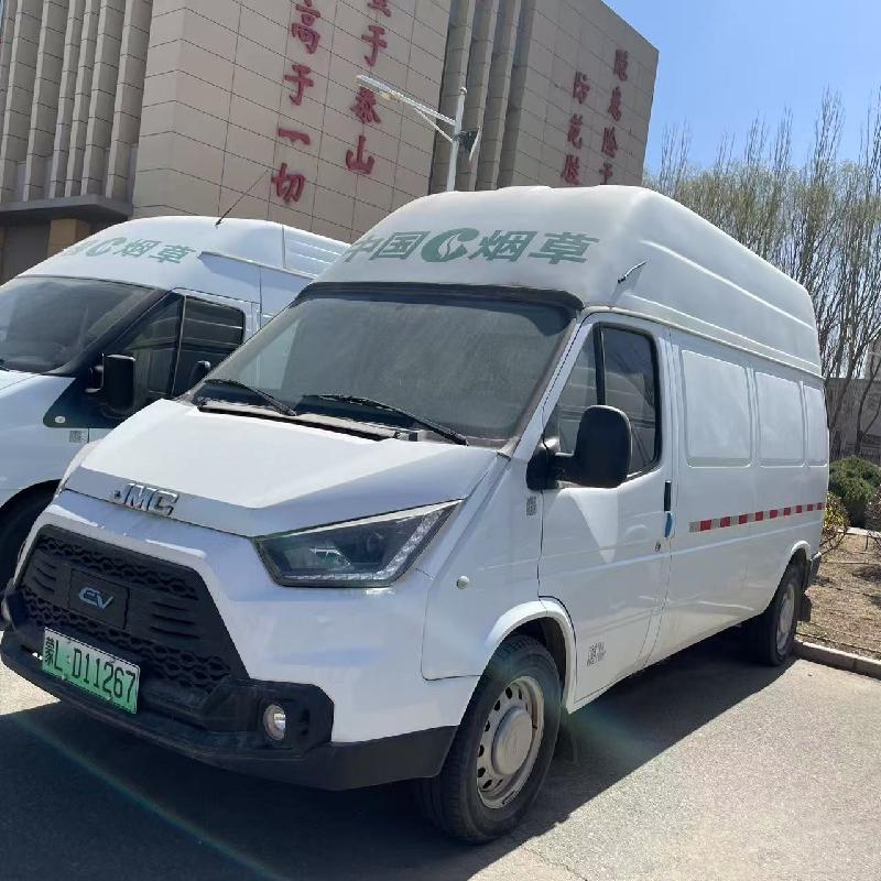 （蒙LD11267）江铃牌JX5040XXYTHB-M5BEV轻型厢式货车转让（内蒙古自治区烟草公司巴彦淖尔市公司）