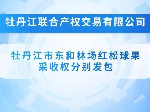 牡丹江市东和林场红松球果采收权分别发包交易公告