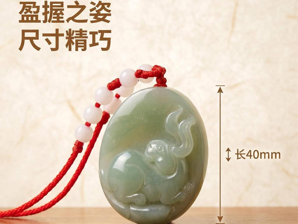 青玉[和田玉]生肖挂牌（品名：兔）转让公告