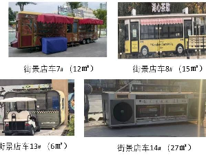 雁滩公园8#街景店车招租公告