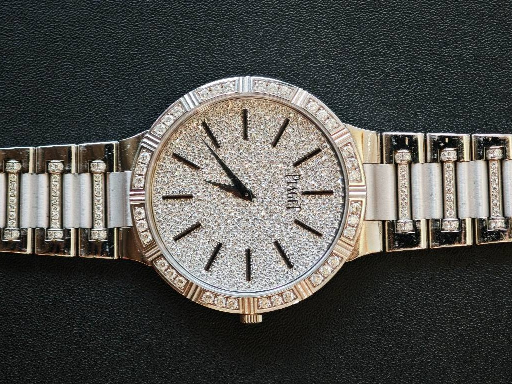 伯爵/Piaget 珠宝腕表 G0A34054 手动机械 18k白金镶钻 38毫米 专柜价68.5万 15节转让公告