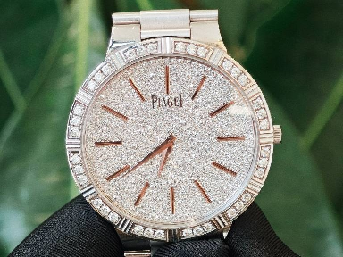 伯爵/Piaget 珠宝腕表 G0A34054 手动机械 18k白金镶钻 38毫米 专柜价68.5万 15节转让公告