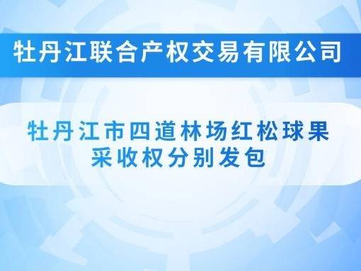 牡丹江市四道林场（1、6、11、12、20、16、17、92、95林班）红松球果采收权发包交易公告(国资监测编号GR2026HL2002850)
